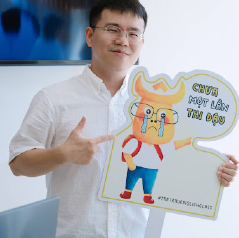 Thầy Hiệp – giáo viên IELTS Overall 8.0, Writing 8.5, chủ nhiệm Trẻ Trâu English Class Buôn Ma Thuột